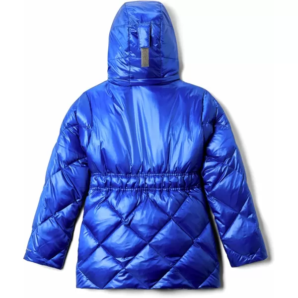 Columbia Girls Forest Park Down Hooded PufferLapis Blue High Gloss