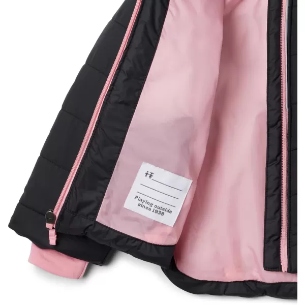 Columbia Girls Katelyn Crest Ii Hooded JacketBlack Pink Orchid