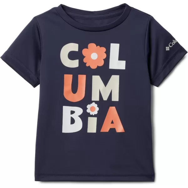 Columbia Girls Mirror Creek Short Sleeve Graphic ShirtNocturnal Flowery Type