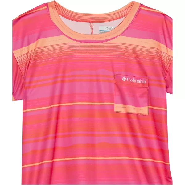 Columbia Girls Parker Ridge DressSunset Orange Horizons Stripe