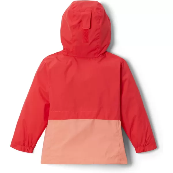 Columbia Girls RainZilla JacketRed HibiscusCoral Reef