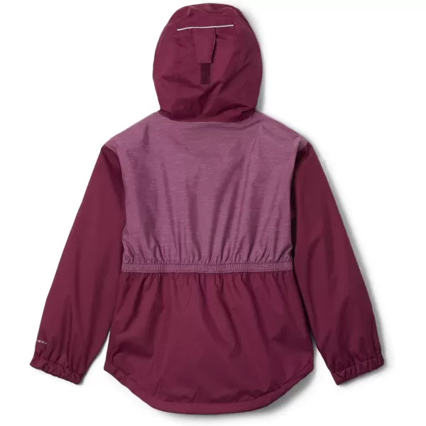 Columbia Girls Rainy Trails Fleece Lined JacketMarionberryMarionberry Slub