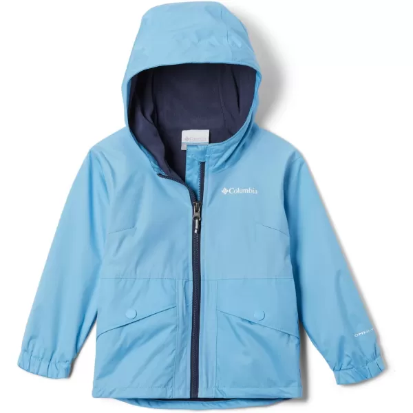 Columbia Girls Rainy Trails Fleece Lined JacketVista BlueVista Blue Slub