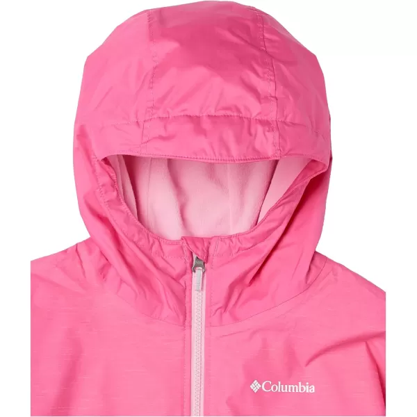 Columbia Girls Rainy Trails Fleece Lined JacketWild GeraniumWild Geranium Slub