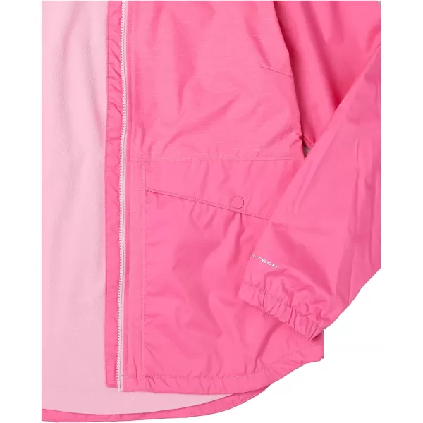 Columbia Girls Rainy Trails Fleece Lined JacketWild GeraniumWild Geranium Slub