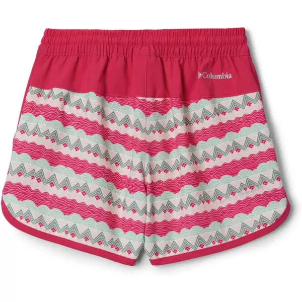 Columbia Girls Sandy Shores BoardshortCactus Pink Striped Peaks