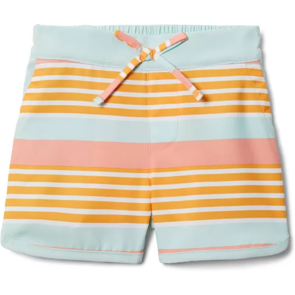 Columbia Girls Sandy Shores BoardshortCoral Reef Milo Stripe