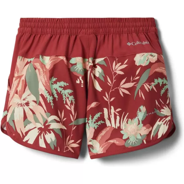 Columbia Girls Sandy Shores BoardshortDusty Crimson Magnolia Floral