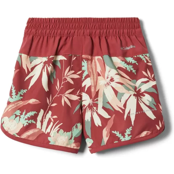 Columbia Girls Sandy Shores BoardshortDusty Crimson Magnolia Floral