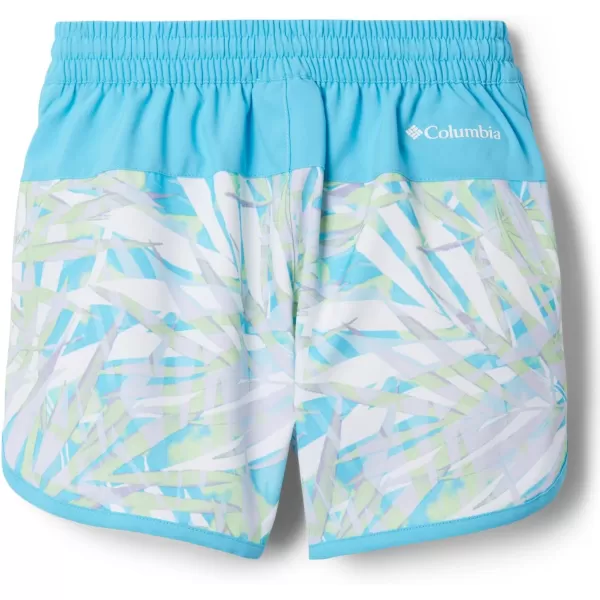 Columbia Girls Sandy Shores BoardshortPurple Tint Dye Palms TonalAtoll