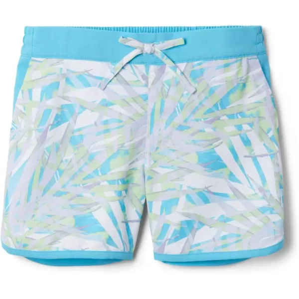 Columbia Girls Sandy Shores BoardshortPurple Tint Dye Palms TonalAtoll