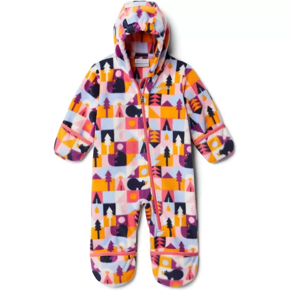 Columbia Girls Snowtop Ii BuntingBaby Girls Bright Geranium Bearly There