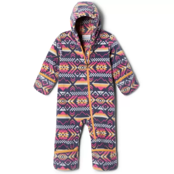 Columbia Girls Snowtop Ii BuntingSunset Peach Checkered Peaks