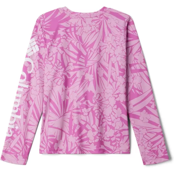 Columbia Girls Super Tidal Long SleeveBright Lavender Tropictones