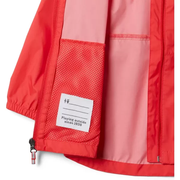 Columbia Girls Switchback Ii JacketRed Hibiscus