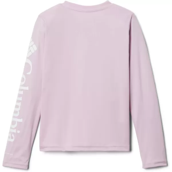 Columbia Girls Tidal Tee Long SleeveAuraWhite Logo