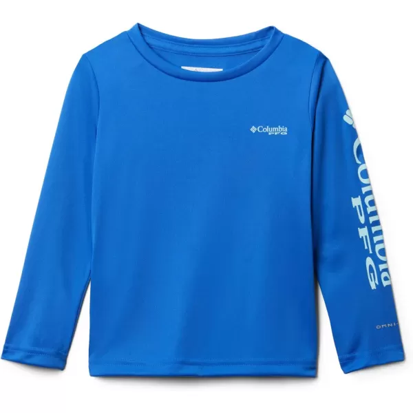 Columbia Girls Tidal Tee Long SleeveBlue MacawGulf Stream Logo