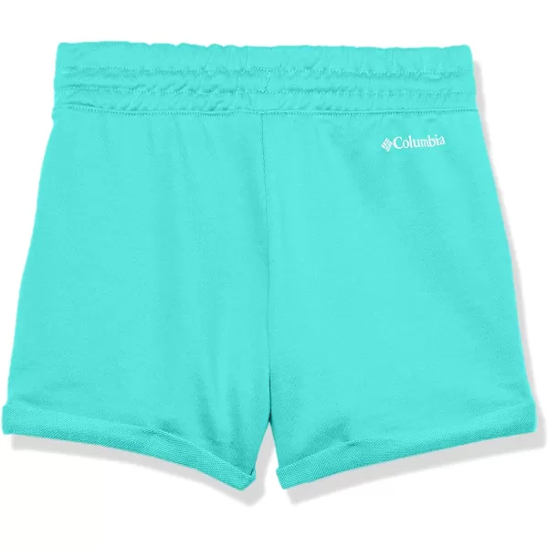 Columbia Girls Trek French Terry ShortBright Aqua