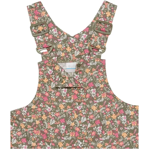 Columbia Girls Washed Out PlaysuitStone Green Minibiscus