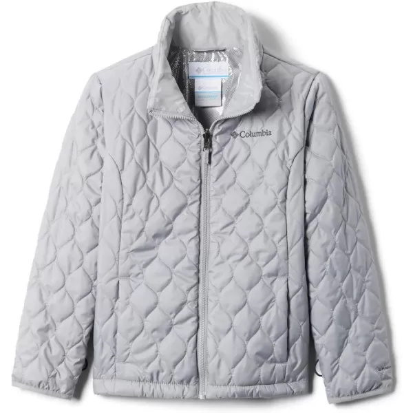 Columbia Girls Whirlibird Ii Interchange JacketWhite Crackle PrintColumbia Grey