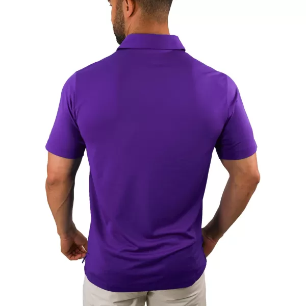 Columbia Golf Mens OmniWick Drive PoloPurple