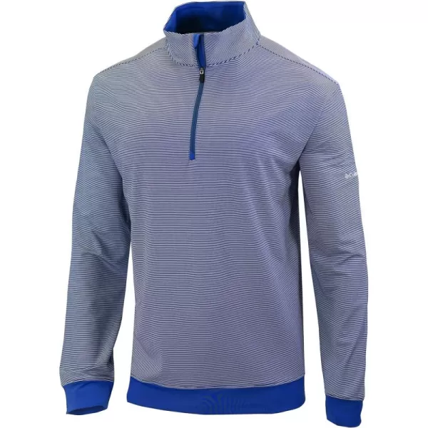 Columbia Golf Mens OmniWick Even Lie Mens 14 Zip PulloverAzul