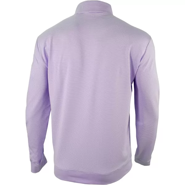 Columbia Golf Mens OmniWick Even Lie Mens 14 Zip PulloverFrosted Purple