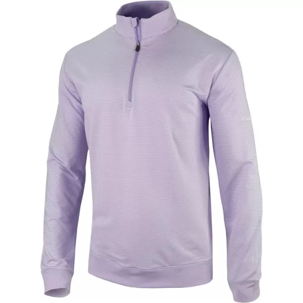 Columbia Golf Mens OmniWick Even Lie Mens 14 Zip PulloverFrosted Purple