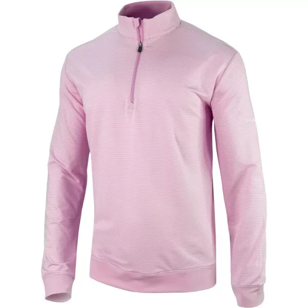 Columbia Golf Mens OmniWick Even Lie Mens 14 Zip PulloverPink Dawn