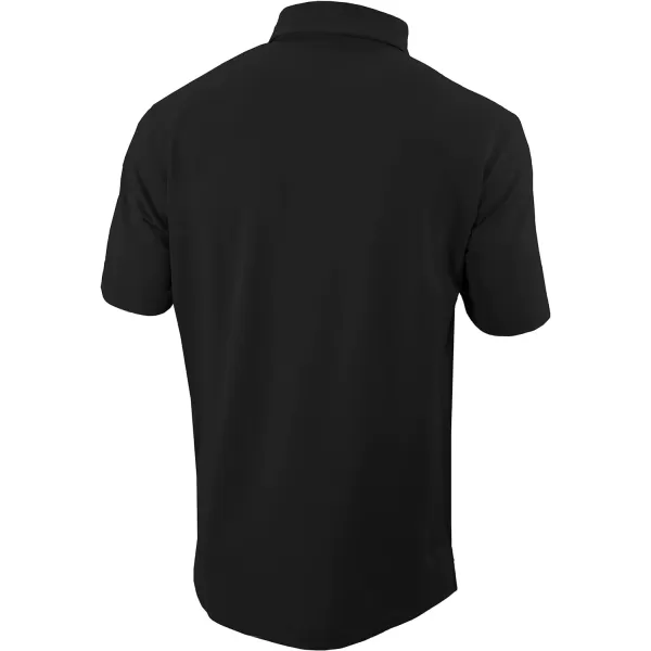 Columbia Golf Mens OmniWick Even Lie PoloBlack