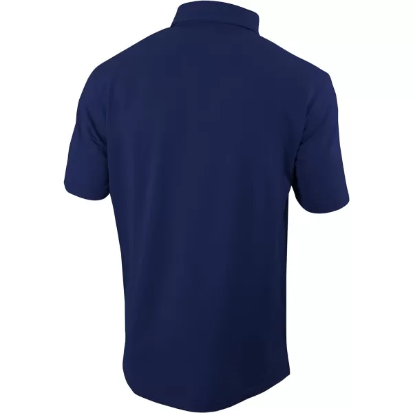 Columbia Golf Mens OmniWick Even Lie PoloCollegiate Navy