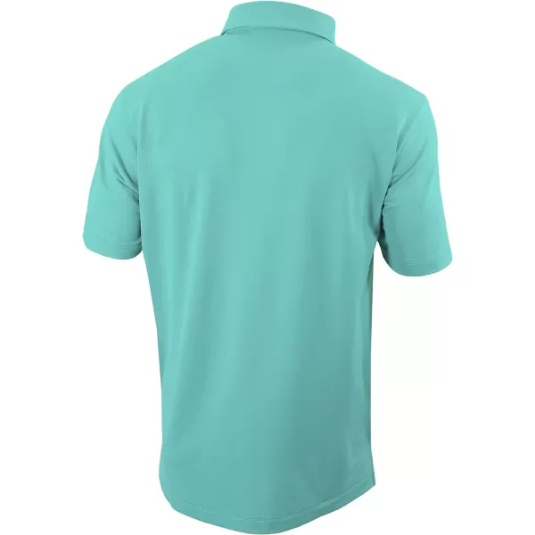 Columbia Golf Mens OmniWick Even Lie PoloGulf Stream