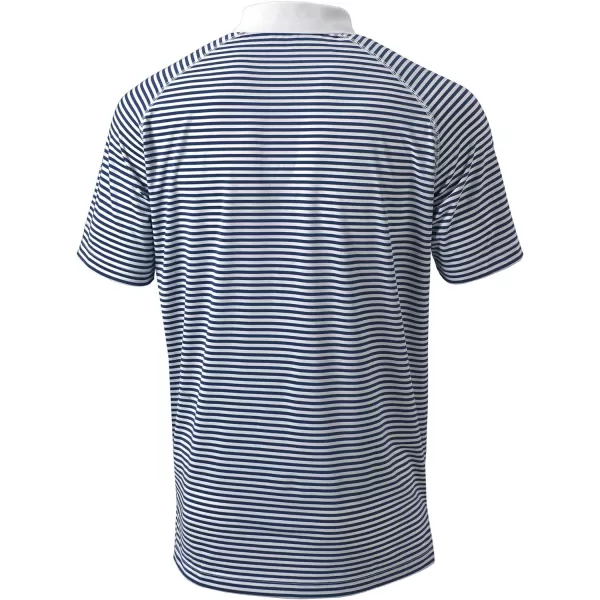 Columbia Golf Mens OmniWick Stretch League PoloNavy