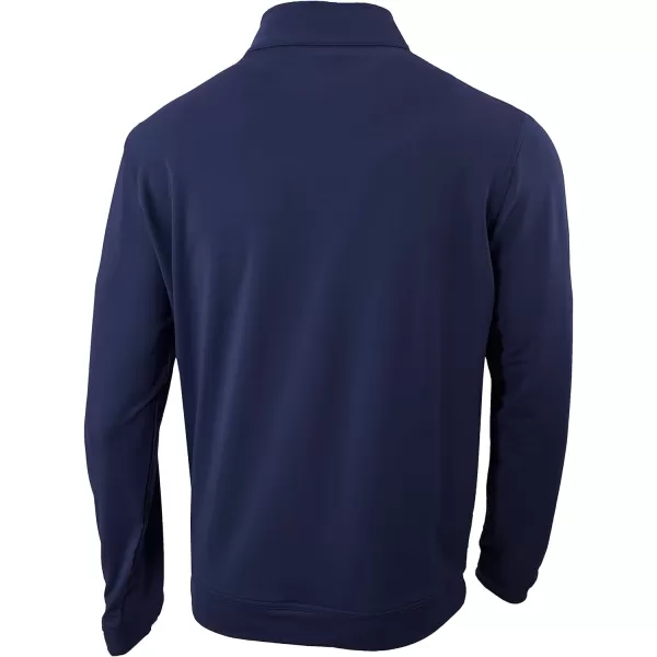 Columbia Golf Mens OmniWick Wickham Hills 14 ZipCollegiate Navy