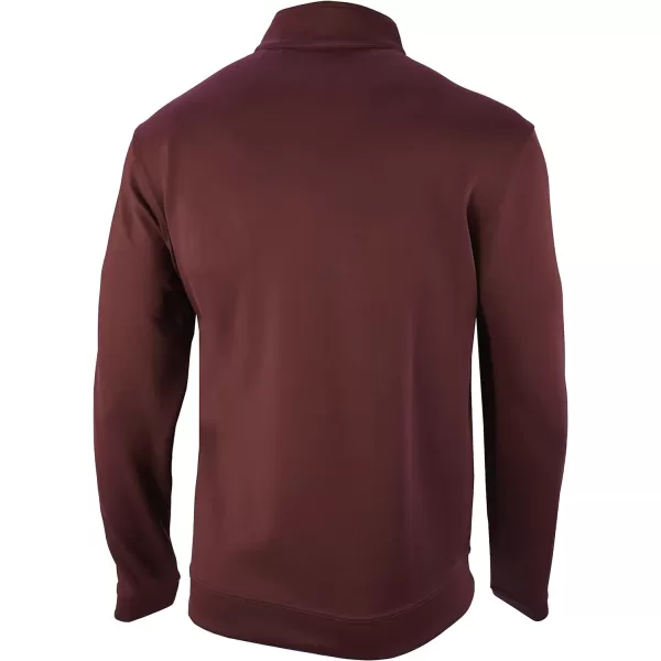 Columbia Golf Mens OmniWick Wickham Hills 14 ZipDeep Maroon