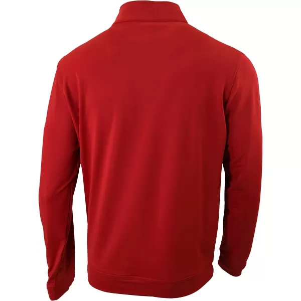 Columbia Golf Mens OmniWick Wickham Hills 14 ZipIntense Red