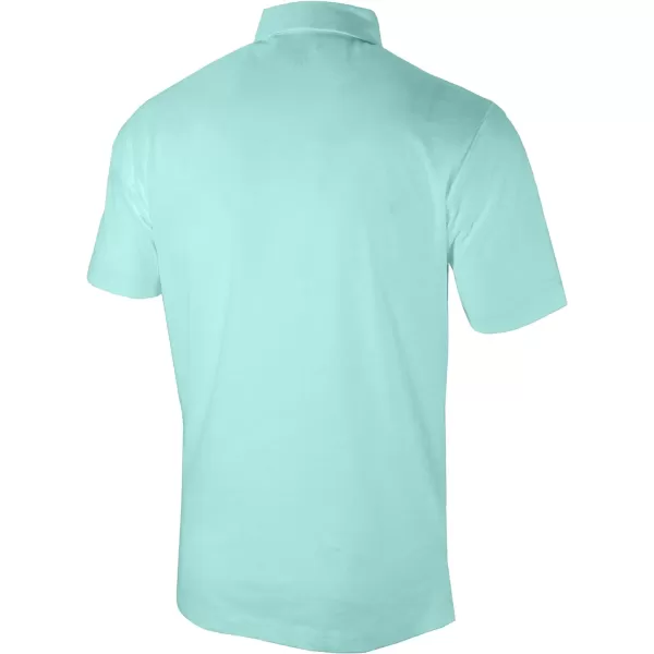 Columbia Golf Mens Walton Point PoloGulf Stream