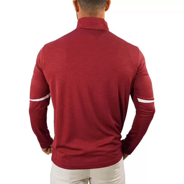 Columbia Golf OmniWick Scorecard 14 Zip Long Sleeve PulloverBeet