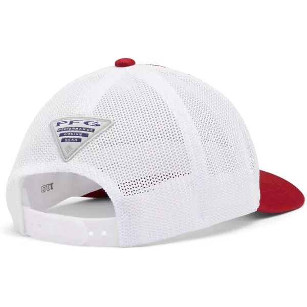 Columbia Kids CLG Youth PFG Mesh Snap Back Ball CapAla  Red Velvet