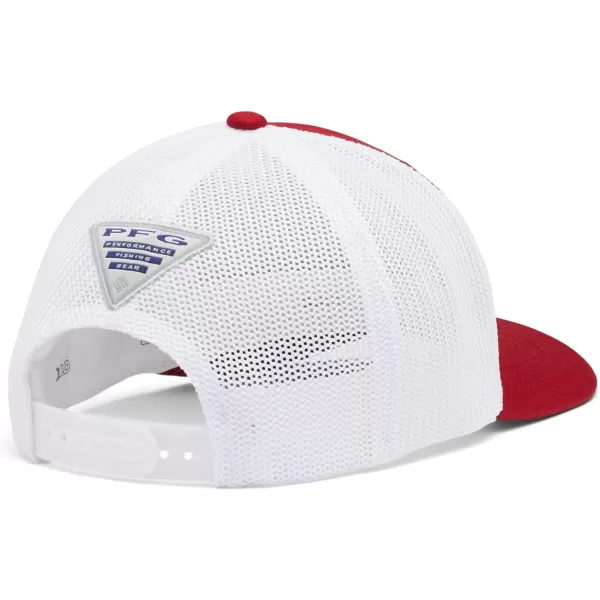 Columbia Kids CLG Youth PFG Mesh Snap Back Ball CapArk  Red Velvet