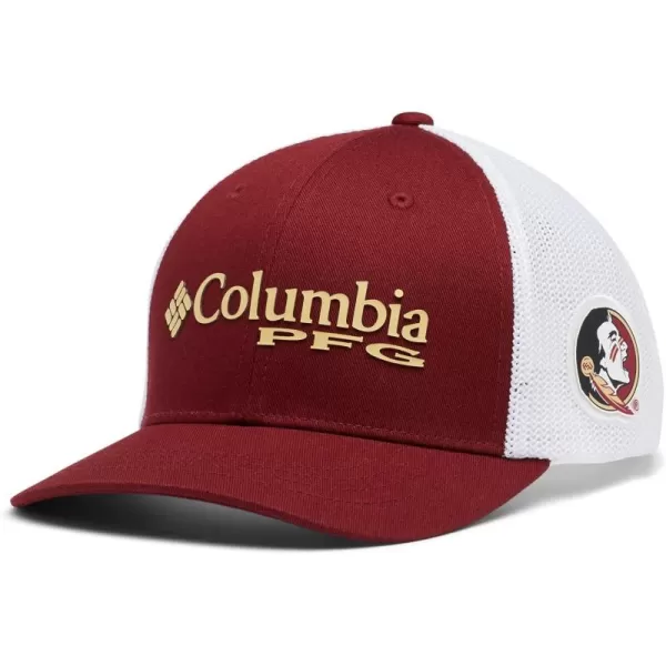 Columbia Kids CLG Youth PFG Mesh Snap Back Ball CapFsu  Cabernet