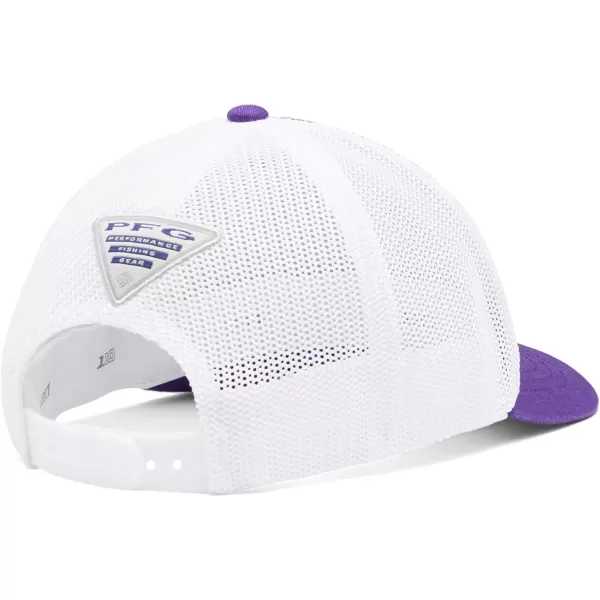 Columbia Kids CLG Youth PFG Mesh Snap Back Ball CapLsu  Vivid Purple