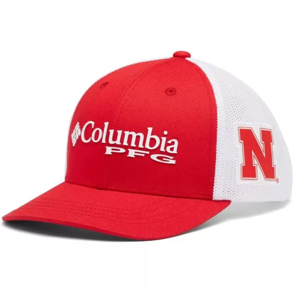 Columbia Kids CLG Youth PFG Mesh Snap Back Ball CapNeb  Bright Red