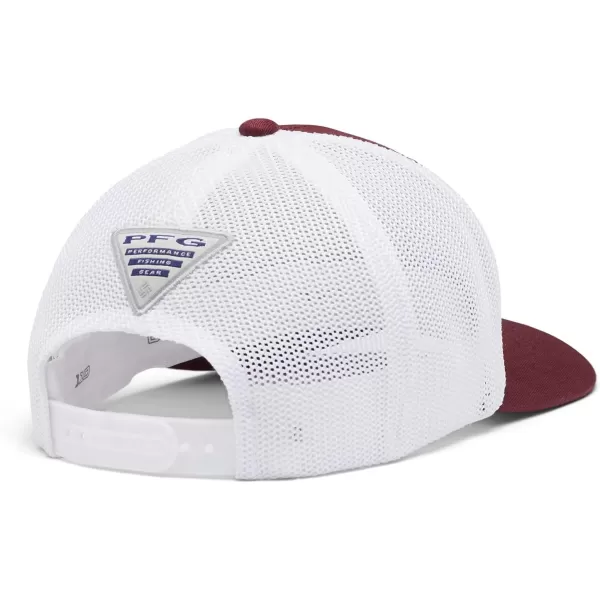 Columbia Kids CLG Youth PFG Mesh Snap Back Ball CapVt  Deep Maroon