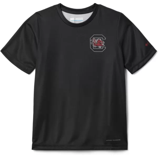 Columbia Kids Collegiate Terminal Tackle Short Sleeve ShirtSc  Black