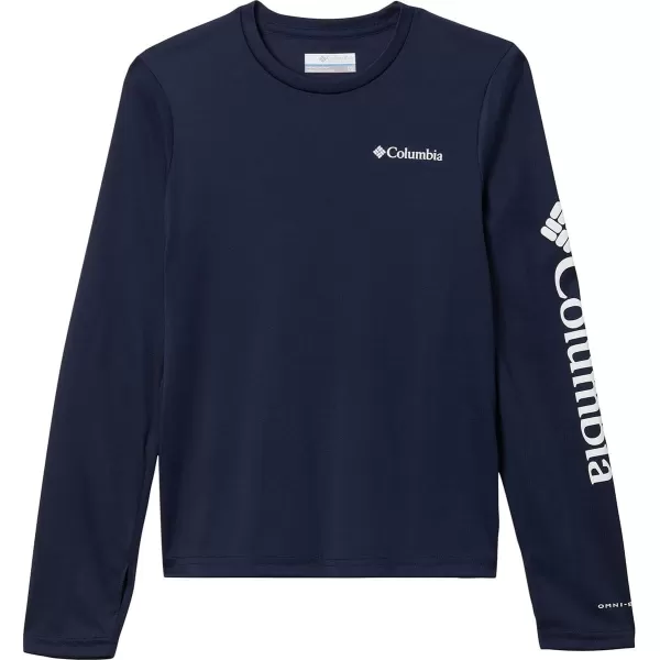 Columbia Kids Fork Stream Long Sleeve ShirtCollegiate Navy