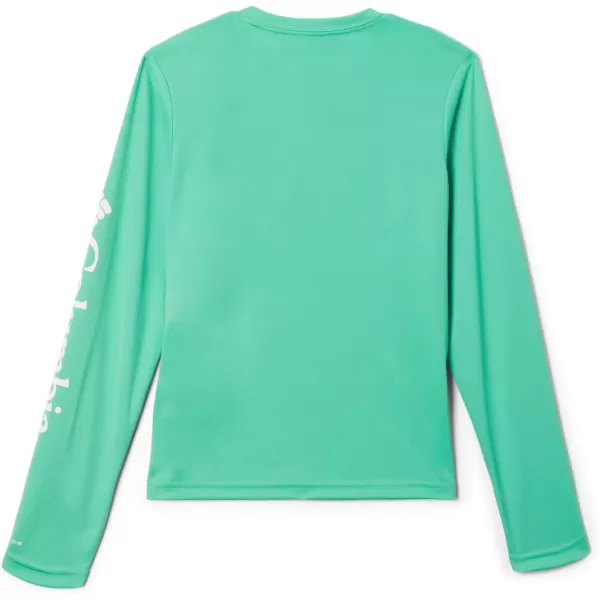 Columbia Kids Fork Stream Long Sleeve ShirtLight Jade