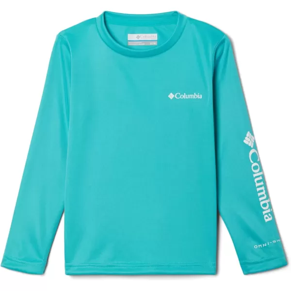 Columbia Kids Fork StreamnbspLong Sleeve ShirtBright Aqua