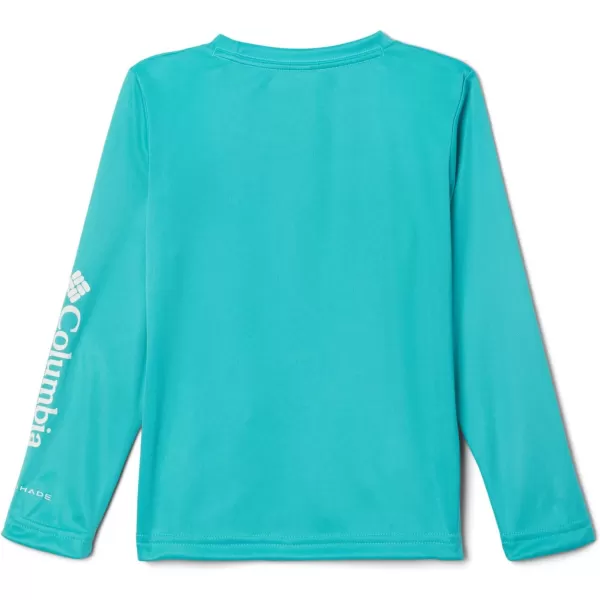 Columbia Kids Fork StreamnbspLong Sleeve ShirtBright Aqua