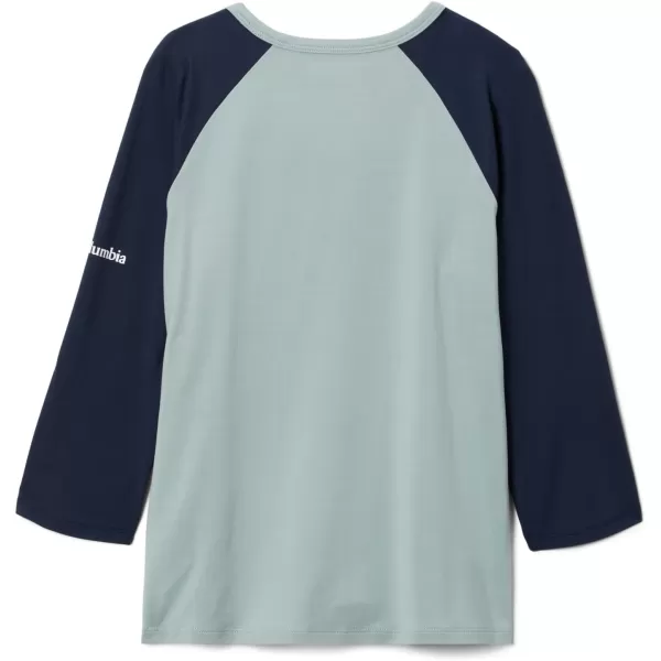 Columbia Kids Outdoor Elements 34 Sleeve ShirtNiagaraCollegiate Navy Csc Graphic